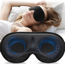 Weighted Sleep Mask, Women Men 3D Blocking Lights Sleeping Mask 4.2Oz/120G , Pr