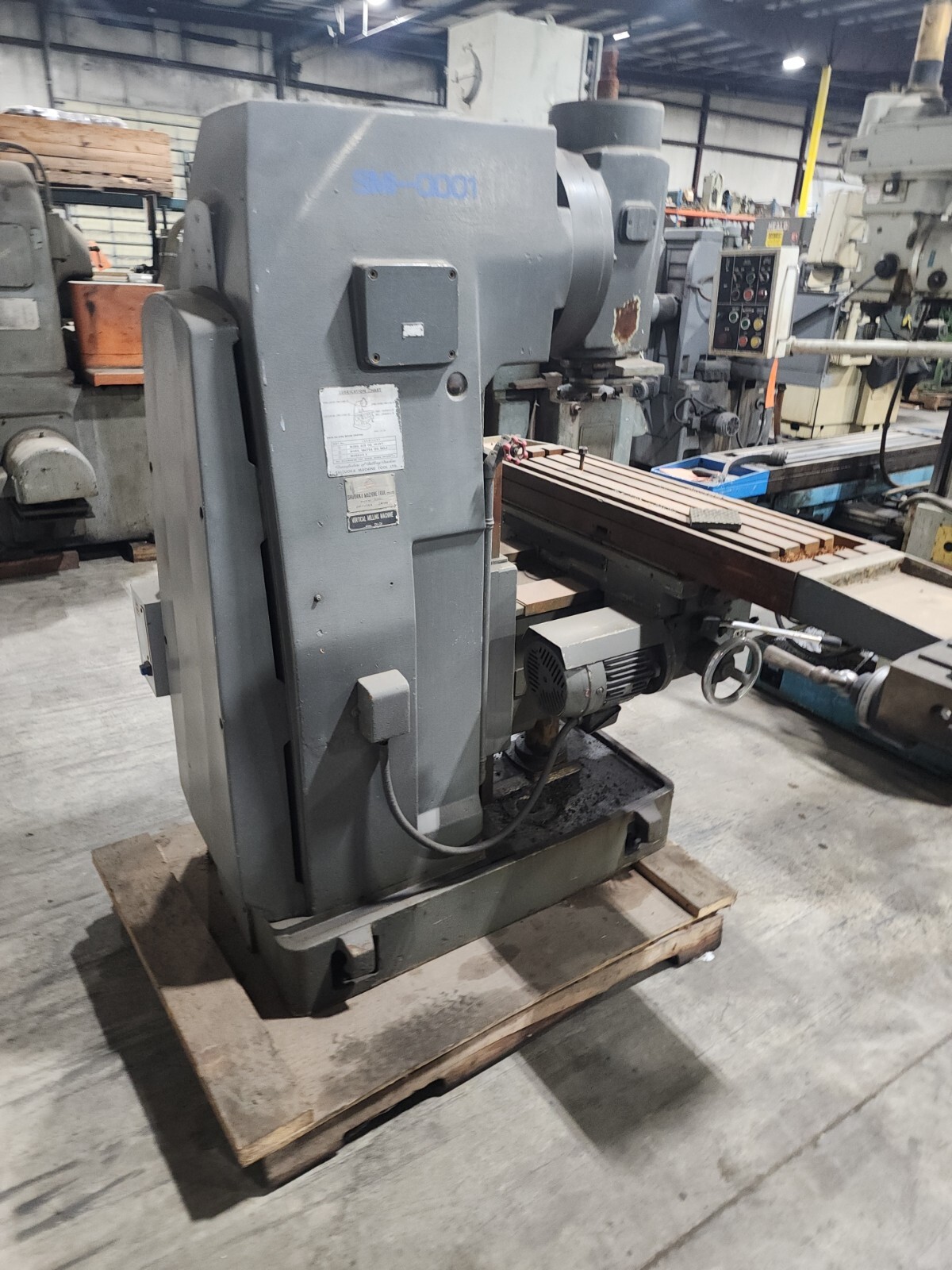 Shizuoka SVCH Vertical Milling Machine Power Feed Heavy Duty Mill