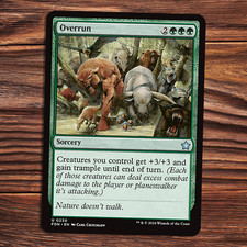 Overrun - Near Mint - Foundations - Magic the Gathering