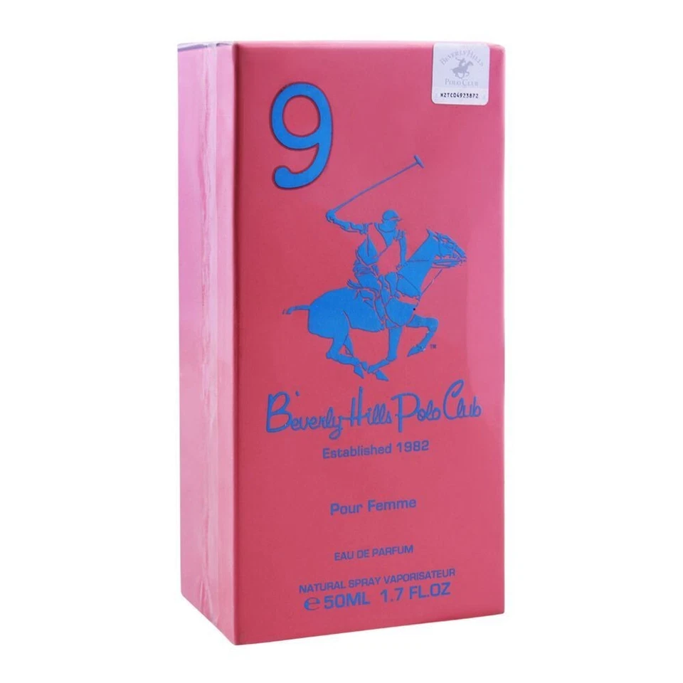 BEVERLY HILLS POLO CLUB #9 Mujer Eau De Parfum, 3.38 FL OZ NUEVO EN CAJA Foto 3 de 3