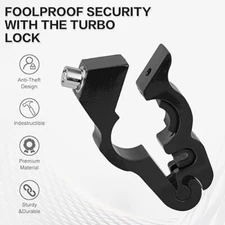Motorcycle Handlebar Lock Anti-Theft Grip Throttle Security Bike Scooter ATV
