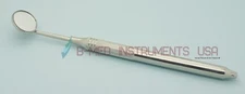 Dental Cone Socket Mirror Handle Hollow #6 Diagnostic Teeth Inspection