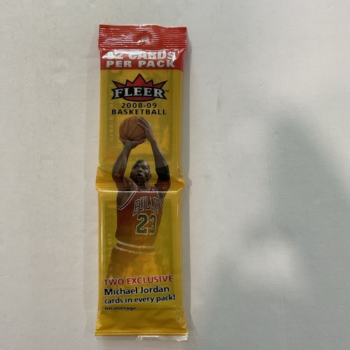 2008-09 Fleer Rack Pack HOF Michael Jordon Showing On Back!!!🏀♨️♨️*2 - Picture 3 of 4