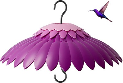 Baffle for Bird Feeder, Feede Cover with 3 Hooks, Suitable Dark Purple 