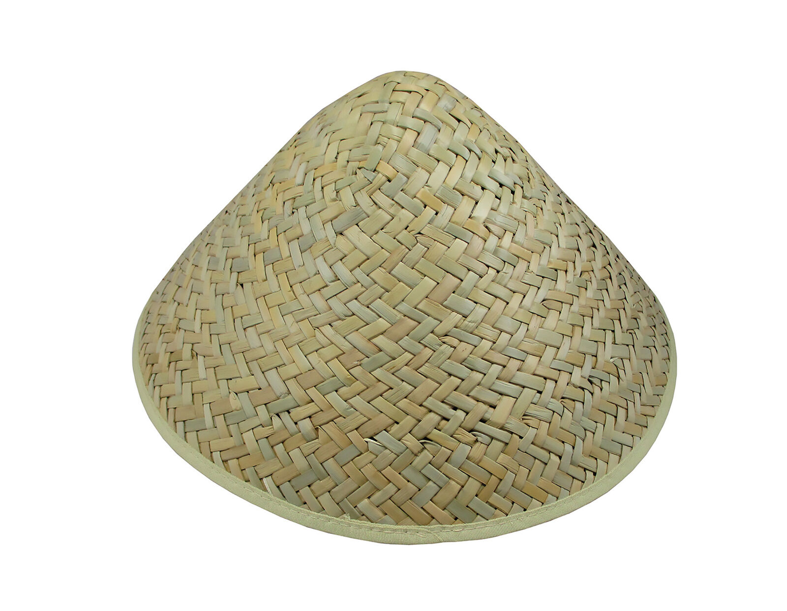 Adult Asian Vietnamese Garden Straw Bamboo Sun Hat Farmer Cosplay Costume Cap