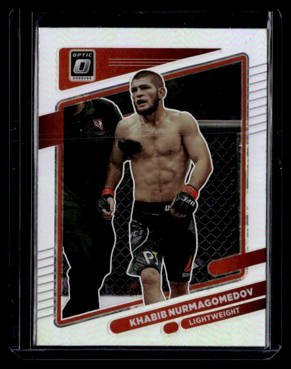 2022 Panini Donruss Optic UFC 67 Khabib Murmagomedov Silver Holo Prizm