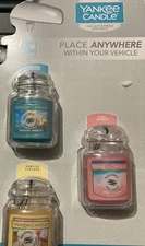 3 Pack Yankee Candle Car Jar Ultimate Multipack, Air Fresheners