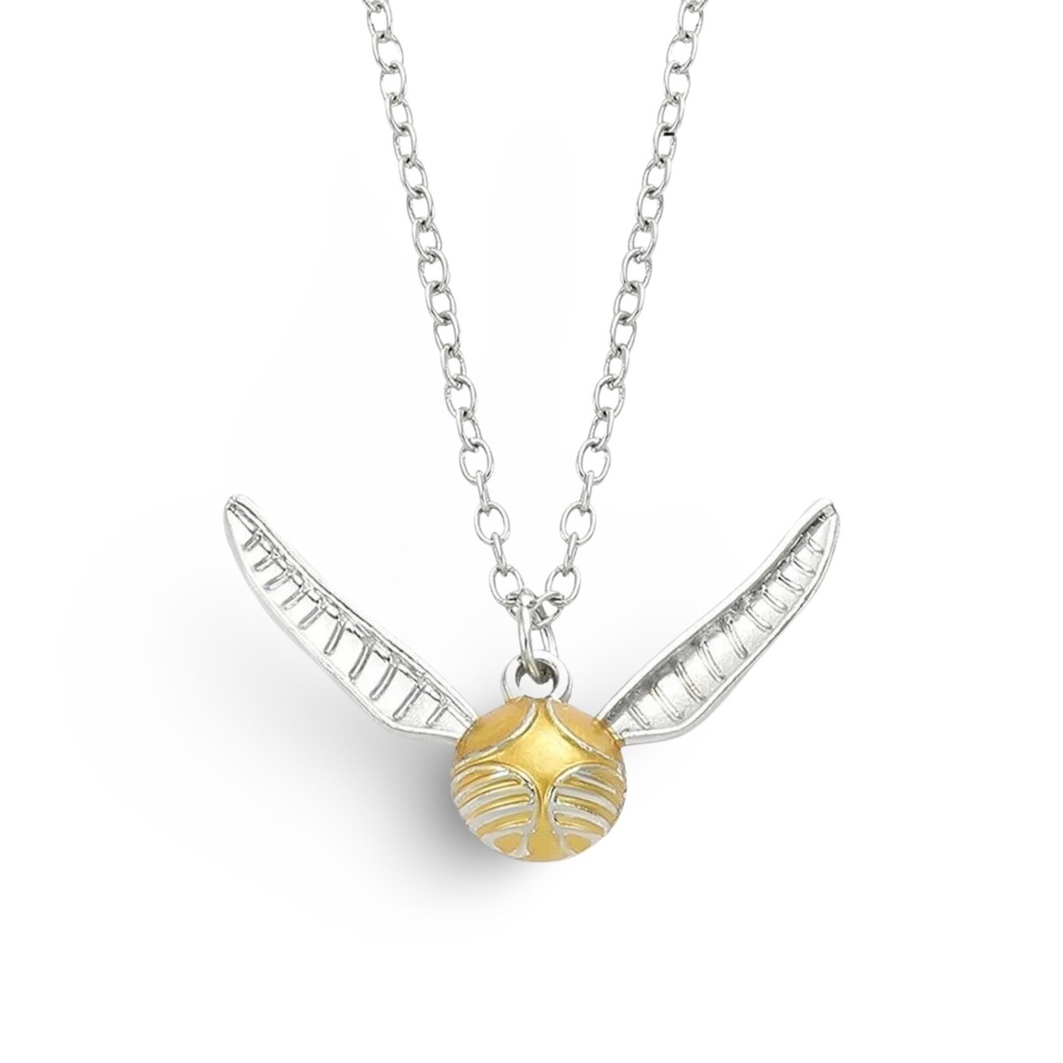 Harry Potter Golden Snitch Wing Necklace Pendant with Chain Magical World