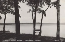 Perman, Minnesota - Little Pine Lake - posted RPPC