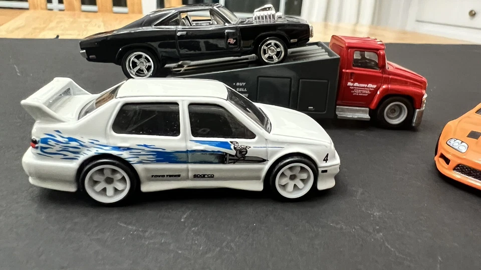 Hot Wheels Fast and Furious Real Riders 4 Model Set (GMH41) Loose - Image 2 of 3