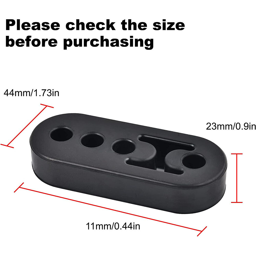 Exhaust Rubber Hanger - Universal Fit for Car Muffler System