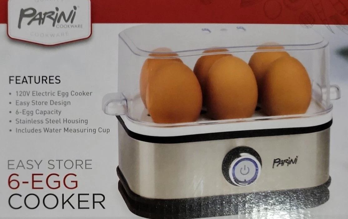 Parini Cookware Easy Store 6-Egg Cooker VSD-601 New In Box