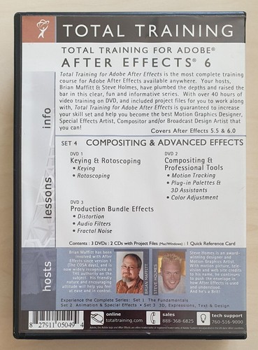 Total Training For Adobe After Effects 6 Set 4. Ref00100 - Picture 2 of 7