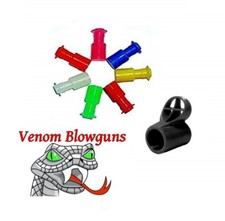 50 .40c Blowgun Stun Darts & Tactical Peep Sight by Venom Blowguns® MADE IN USA