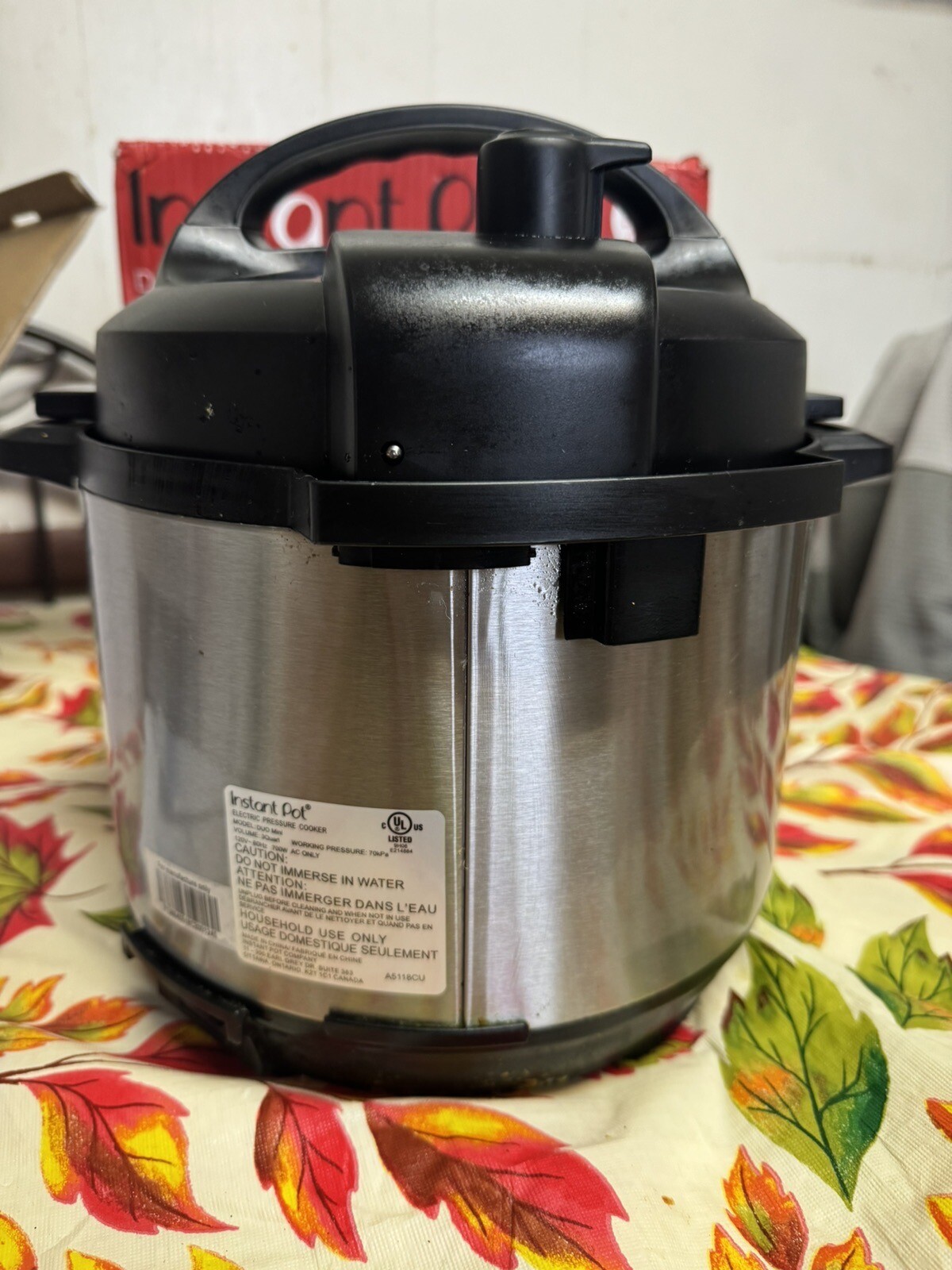 Instant Pot Duo Plus Mini 9-in-1 Electric Pressure Cooker