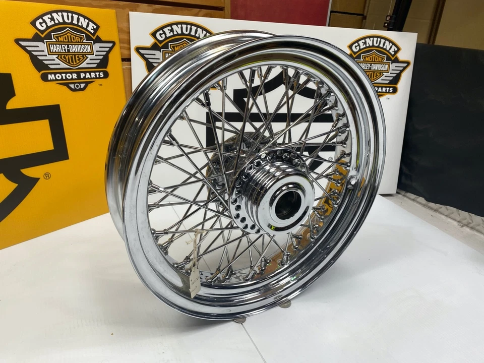 16 X 3 Harley Touring Big Dog Frente Traseira Raio Fio Lased Raio Rodas Aros - Imagem 2 de 4