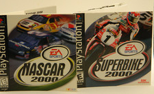 Play Station - NASCAR 2000  SUPERBIKE 2000 - Manuals ONLY - Nice Clean Cond. -