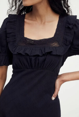 free people now and forever midi dress Free People Endless Summer Now And Forever Crochet Ruffles Princess MIDI  Dress