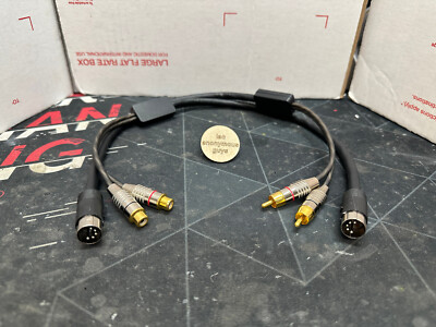 DIN - Metal RCA cable For Orion Amplifiers & Signal Processors Balanced DIN
