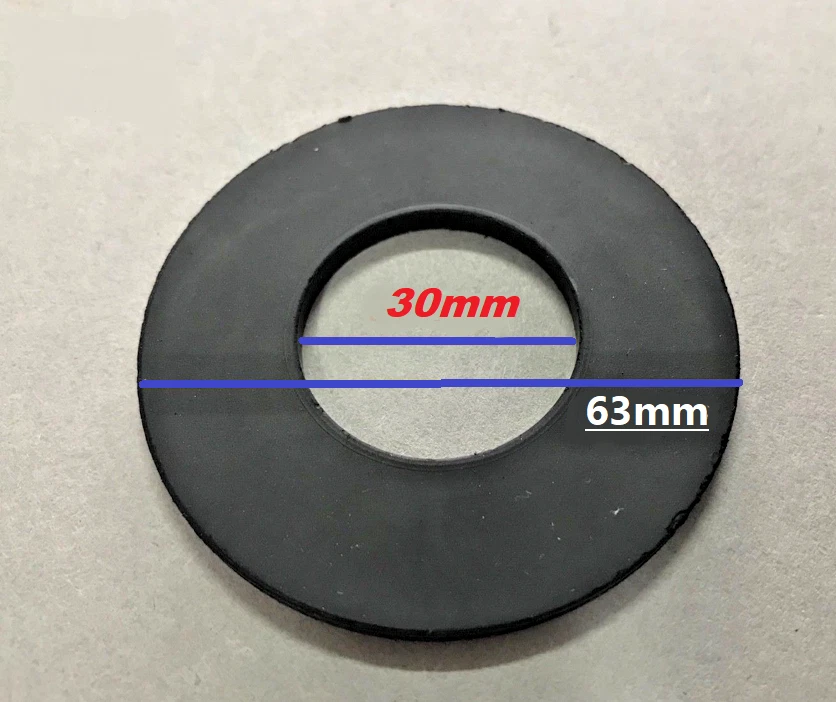 5 O-Ring Di Ricambio In Gomma Per Tappo Scarico Lavabo Da 38mm: Guarnizione Diametro 34mm