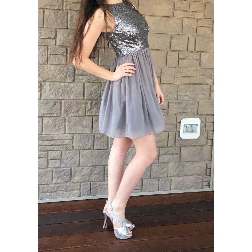 Bb dakota clearance sequin mesh gown