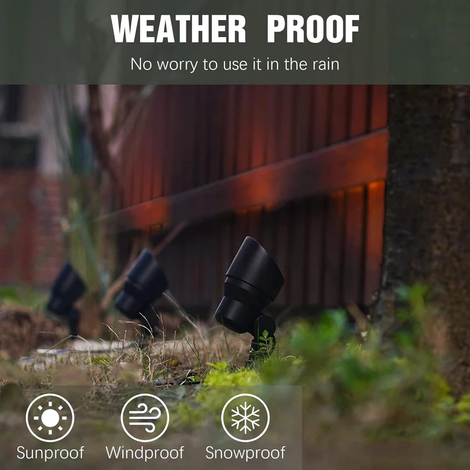 Malibu 9604 20W Landscape Lights Outdoor Floodlight Weatherproof Metal - 4 PACK - Image 4 of 4