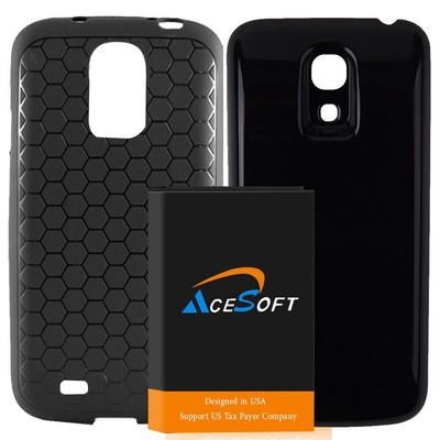 6300mAh Extended Battery TPU Back Cover Case for Samsung Galaxy S4 Mini SM-S890L