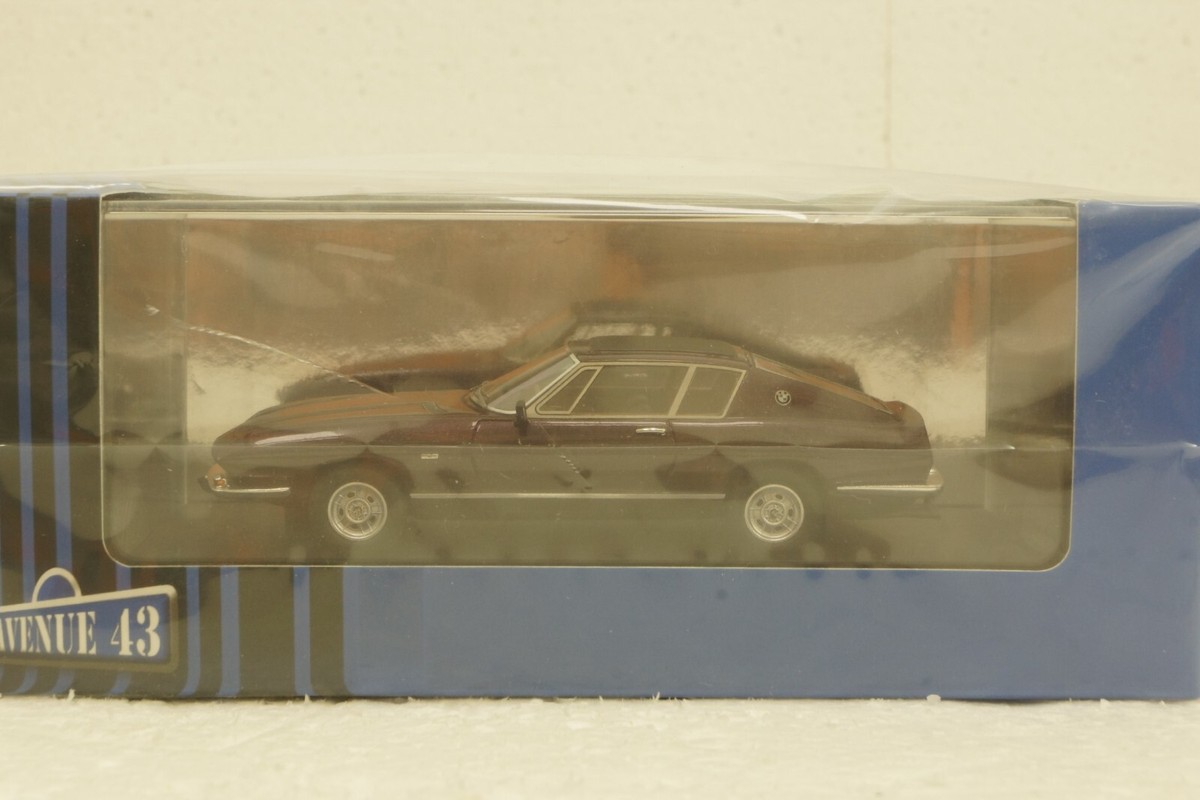Avenue AVN60093 - BMW 2800 GTS Frua 1969 - Rouge Foncé - Miniature 1/43 - Neuve