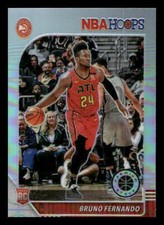 2019-20 Hoops Premium Stock #228 Bruno Fernando RC Rookie Prizms Silver Hawks