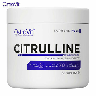 CITRULLINE 210 g - 70 Servings - Reduces Fatigue - Increases The Muscle Pump