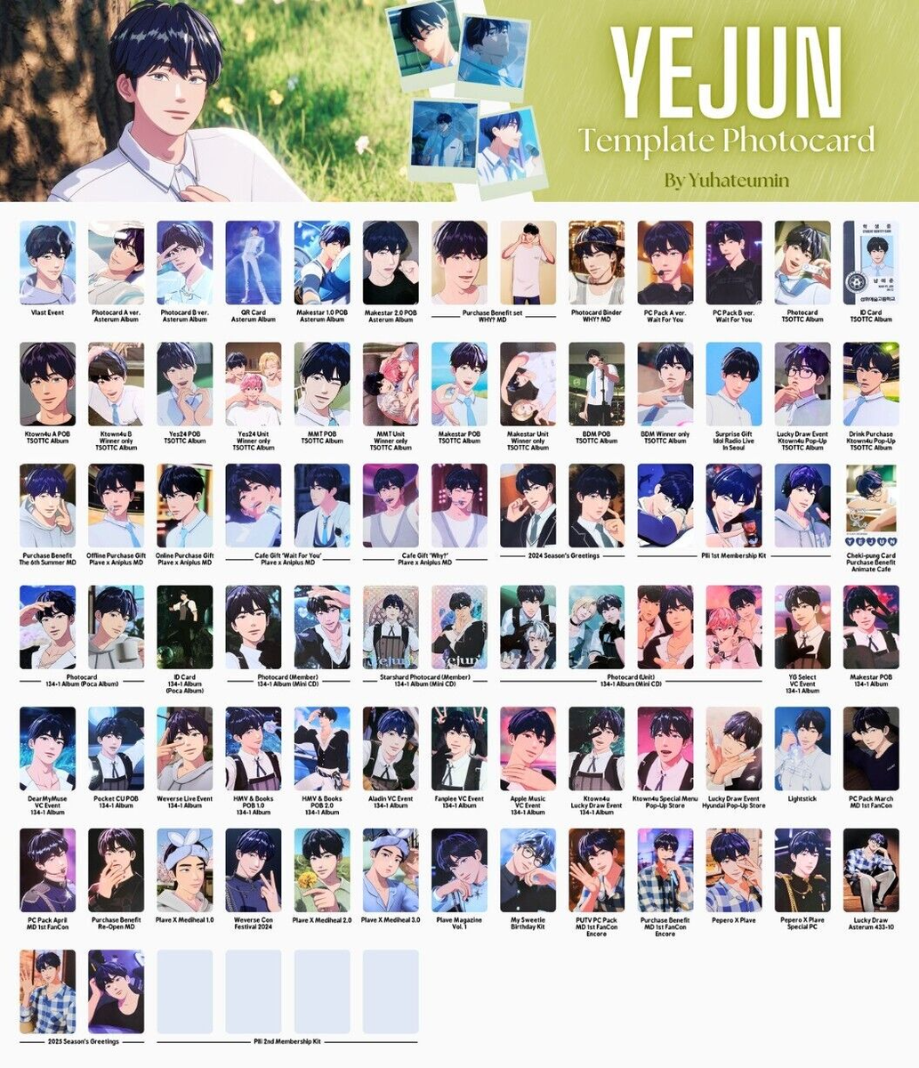 即購入OK Plave pop up YEJUN イェジュン 4点セット 即購入OK Plave pop up YEJUN イェジュン 4点セット YEJUN
