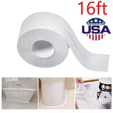 Caulk Tape Waterproof Self Adhesive for Bathroom Caulking Tape Shower Caulk