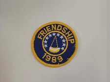 Friendship 1989 National Muzzle Loaders Rifle Association (NMLRA) Patch