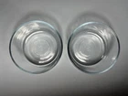 VINTAGE Anchor Hocking Clear Glass Mixing Bowls Nesting 1qt Lot of 2