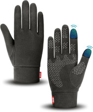 Lightweight Winter Gloves for Men Women, Warm Running Gloves Touchscreen Thermal