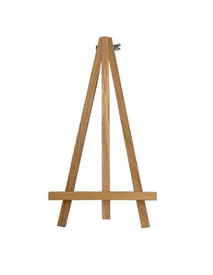 Kompakte 25 cm Holz Staffelei Ständer für Schilder, Menüs, kleine Leinwand oder Display