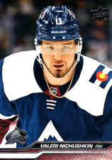 2023-24 Upper Deck Hockey #43 Valeri Nichushkin Colorado Avalanche
