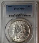 1885-O  MORGAN Silver Dollar, PCGS MS-64