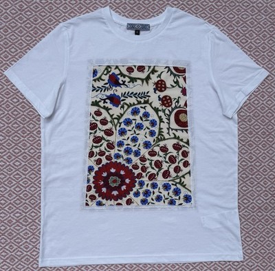 Handmade T-shirts In Uzbek Ethnic Style. Women's T-shirt. Size XL