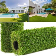 Premium Realistic Artificial Grass Turf 1.38" Thick 3.3x5 FT, High Density Sy...