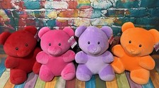 Way To Celebrate 16 Gummy Bear Plush Set Red Pink Purple Orange New With Tags