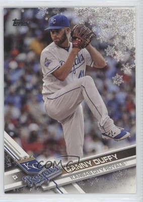 2017 Topps Holiday Wal-Mart Exclusive Metallic Snowflake Danny Duffy #HMW164 e6p