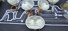 Rare Vintage Oval S M Lamp Co Fog Light Driving Light 1930s 40s