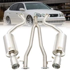 Megan OE-RS Series Catback Exhaust Dual Round Tip For 98-05 Lexus GS-Series S160