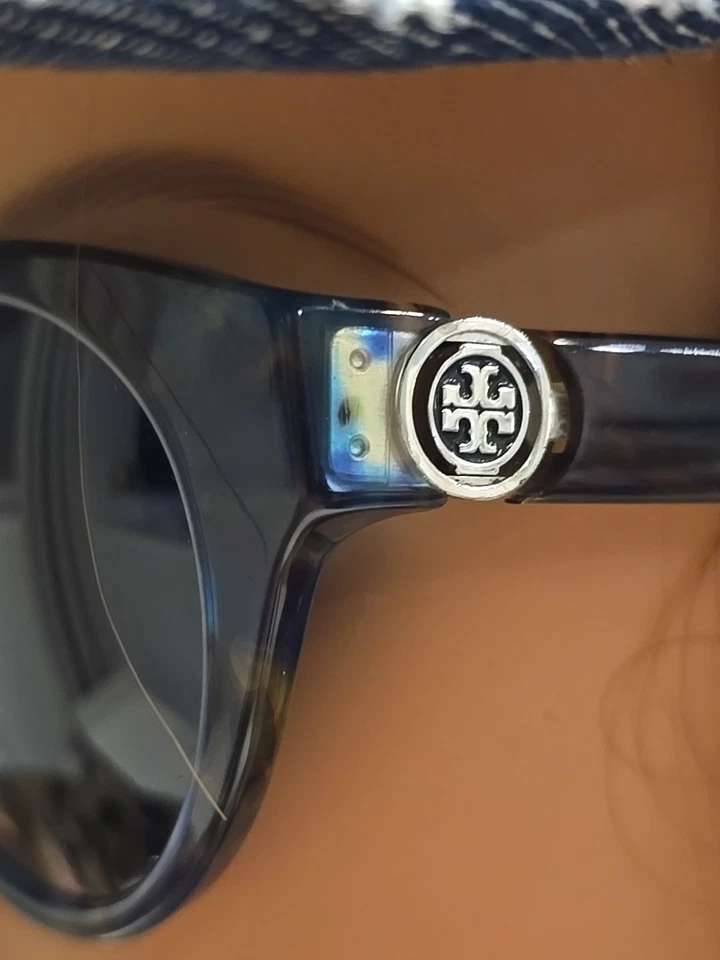 Tory Burch TY7087 Blue Brown Tortoise GORG Frames. See Pics Of Lenses. - Image 3 of 4