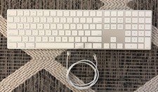 Apple A1843 Wireless Rechargeable Bluetooth Magic Keyboard W/ Numeric Keypad