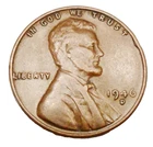 1946-D Lincoln Cent FINE (F) Circulated Condition Copper Penny EARLY Denver Mint