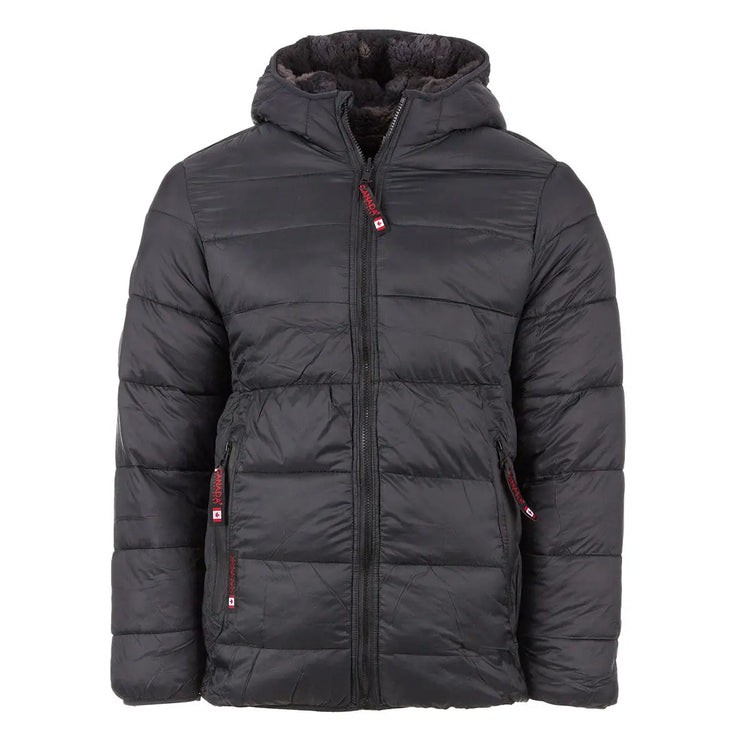 МУЖСКАЯ ДВУСТОРОННЯЯ ШЕРП-КУРТКА CANADA WEATHER GEAR - XL - ЧЕРНЫЙ КАМУФЛЯЖ OMCW382PZ 13990₽