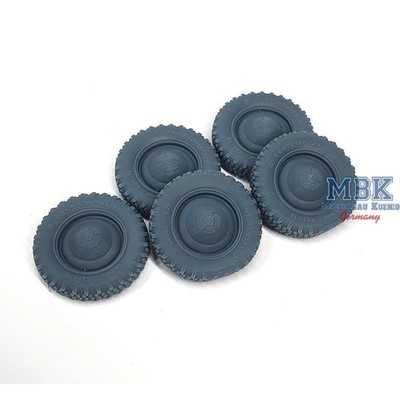 PIMP MY MINIATURES PMM-AFVs35174 Kübelwagen road wheels w/ early caps (weightet)