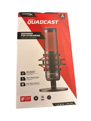 HyperX QuadCast USB Condenser Gaming Microphone For PS4/PS5/PC/Mac Mic For Strea